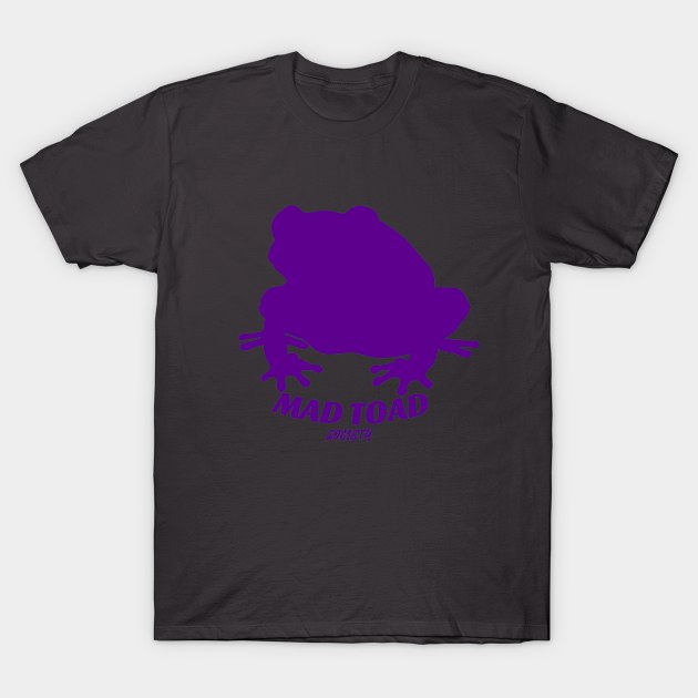 Mad Toad Society - Toad Vibes Purple T-Shirt by Mad Toad Society